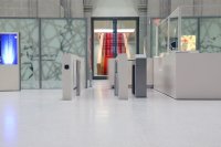 Schutz der wertvollen Kulturgüter beginnt im Eingangsbereich zu den Lesesälen.