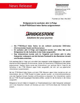 Bridgestone im sechsten Jahr in Folge in die FTSE4Good Index Series aufgenommen.pdf