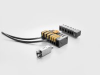 Hybrider OMNIMATE®-4.0-Steckverbinder: Das modulare Produktdesign von OMNIMATE® 4.0 ermöglicht Energie-, Signal- und Datenübertragungen inkl. Single Pair Ethernet in einem einzigen Steckverbinder