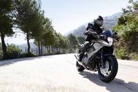 Auf der Honda Crossrunner durch München