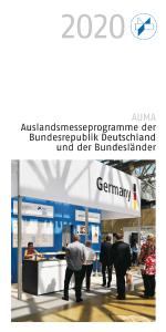 AUMA Auslandsmesseprogramm 2020