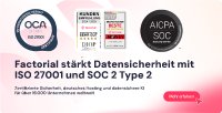 Factorial stärkt Datensicherheit mit ISO 27001 und SOC 2 Type 2