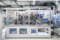 The aim of the EXINOS2 project is to develop and industrialize the prototype plant concept for optimized stacking in battery cell production.