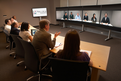 Die Teliris Telepresence 6G nutzt die Echounterdrückung und MPEG AAC LC des Fraunhofer IIS