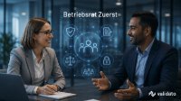 Wie berücksichtigt Validato AG den Betriebsrat bei der Einführung von Screening? Background Screening berührt Mitbestimmungsrechte. Validato AG erklärt, wie Unternehmen den Betriebsrat frühzeitig einbinden, Betriebsvereinbarungen gestalten und so Konflikte nach § 87 BetrVG vermeiden.