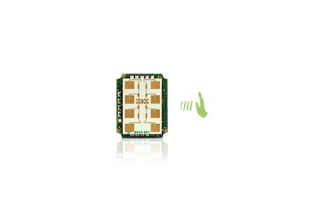 Thanks to its design and user-friendliness, the new radar system IMD-3000 is easy to use as an alternative to pushbutton switches. (Picture Source: InnoSenT GmbH)