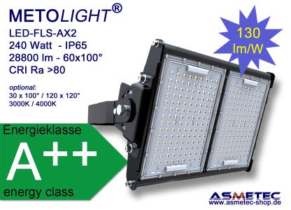 METOLIGHT LED Flutlicht FLS-AX2, 240 Watt, 28800 lm