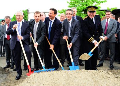 Eurocopter breaks ground for new Paris-Le Bourget industrial site© Copyright Eurocopter, Amélie Laurin
