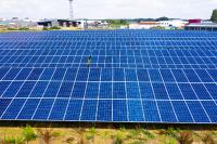 Die PV-Anlage in einem Gewerbegebiet in Dülmen ist seit Ende Juli in Betrieb