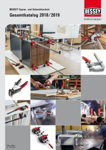 BESSEY Gesamtkatalog 2018 2019