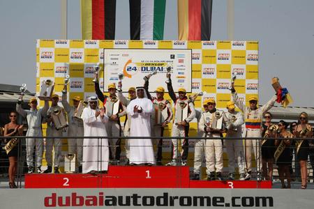 24h Dubai Siegerpodium
