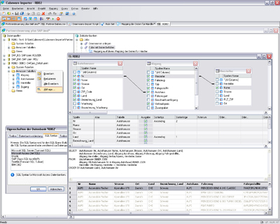 Zugriff auf unterschiedliche Vorsysteme mit integriertem SQL Query Builder