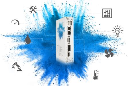 Die Blue Box von Christ ermöglicht eine sichere und unkomplizierte Umsetzung von IIoT Projekten für Maschinen- und Anlagenbauer unterschiedlicher Branchen.
