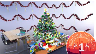 TraceParts Weihnachtsbaum-Konstruktionswettbewerb - 1. Platz