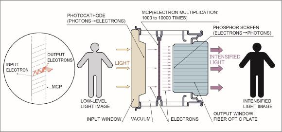 Structure and operation of I.I.