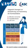 ASC Lösungen zur Aufzeichnung und Auswertung der Kommunikation