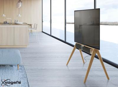 Vogel's NEXT OPSOUND - Soundbarhalterung mit Vogel's NEXT OP2 TV Ständer