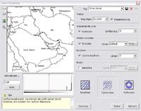 VcTrace zeigt eine Rastergrafik und Vektorisierungsparameter
