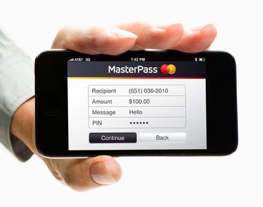 MasterPass-Log-in-Seite, auf der sich der Konsument als MasterPass-Inhaber authentisieren kann (Bildquelle: MasterCard)