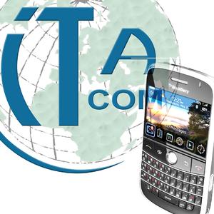 Logo itacom GmbH & BlackBerry® Bold