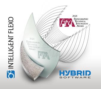 HYBRID Software Intelligent Flexo, a breakthrough module in HYBRID CLOUDFLOW to boost flexo print quality from existing equipment and software systems, has successfully received a 2021 FTA Technical Innovation Award