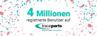 Die Bauteile-Bibliothek von TraceParts hat ihren vorherigen Rekord von 3,5 Millionen registrierten Benutzern gebrochen und kann mittlerweile 4 Millionen Nutzerregistrierungen verzeichnen