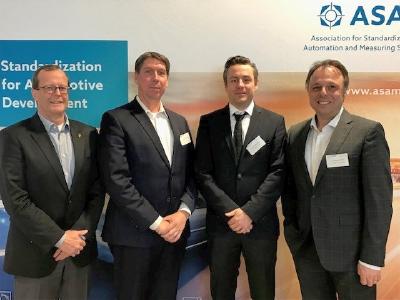Der neue ASAM Vorstand (von links nach rechts): Armin Rupalla, Richard W. Vreeland, Dr. Ralf Nörenberg, Prof. Dr. Marcus Rieker. Nicht im Bild: Prof. Dr. Frank Köster. (Quelle: ASAM e.V.)