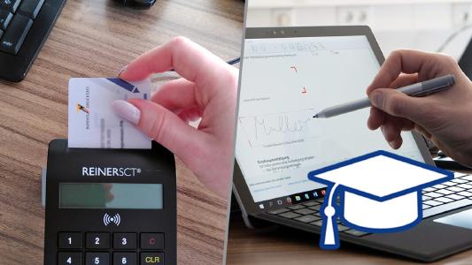 Die digitale Signatur mit Karte oder Tablet