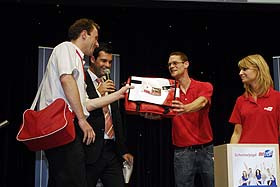 Strahlender Schnitzeljagd-Gewinner