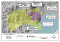 Abbildung 1: Plankarte der kürzlich veröffentlichten Bohrlöcher der Bohrungen 2025 in Zone MEPS