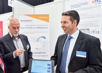 Ullrich und Frank Trommler präsentieren ihre Projekte / FOTO: WOLFGANG SCHMIDT