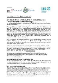 Pressemitteilung _EIT Health Messetruck am 9. Dezember im Innovations- und Gründerzentrum I.pdf