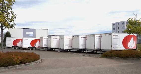 Zum Start in die Heizsaison stehen bei Hotmobil weitere 30 mobile Energiezentralen im Mietpark zur Verfügung / Bildquelle: Hotmobil Deutschland GmbH