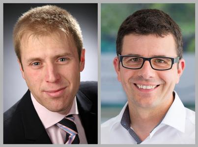 Die neuen IBZ-Sprecher Markus Staudt (links) und Alexander Dauensteiner (rechts) stehen einem Konsortium von 13 Mitgliedern vor / Bild: IBZ