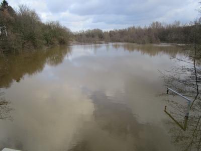 Lippeverband testet erfolgreich Hochwasserrückhaltebecken am Pelkumer Bach in Hamm (Quelle: Friedhelm Jasper/Lippeverband)