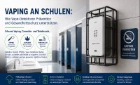 Vape-Detektoren für Schulen, kabellos und akkubetrieben, mit SmartphoneApp