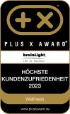 Bereits zum 6. Mal in Folge wurde die brainLight GmbH 2023 PLUS X AWARD-prämiert mit dem Siegel für Höchste Kundenzufriedenheit