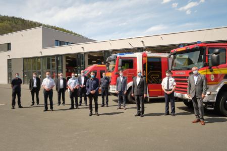 Das HLF 20 der Gemeinde Bucha, ist das 3.000. Einsatzfahrzeug, welches SELECTRIC vor Ort bei der Berufsfeuerwehr in Jena fertig montiert hat.