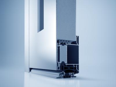 Système de porte d’entrée heroal D 72 avec fixation de panneau réversible innovante / © heroal