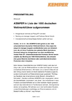 10-12-16 PM - KEMPER in Liste der 1000 deutschen Weltmarktführer aufgenommen.pdf