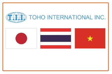 TOHO International Inc. unser Agent für Japan, Thailand und Vietnam