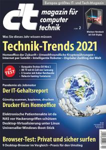 Titelblatt c't 2/21