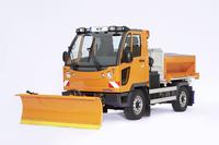 Der Multicar M 27 T macht mit dem Aufrüstungs-Paket „leichter Winterdienst” auch beim Schneeräumen eine gute Figur.