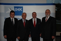 Werner Gassert, Thomas Philippiak, Thomas Hinderberger und Hans Hambücher (von li.)