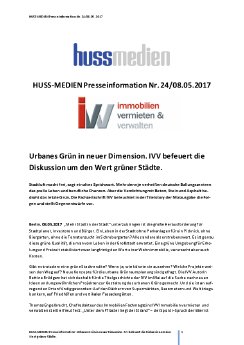 Presseinformation 24 2017 Huss Medien IVV Grünes Gold.pdf