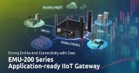 EMU-200 Series application-ready IIoT gateway simplifies data communication among different network system with strong connectivity capabilities in harsh environments.