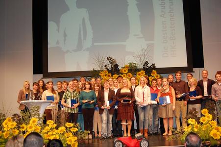 Die besten Azubis 2012 aus dem Stadt- und Landkreis Heilbronn wurden geehrt im Intersport Messe- und Event-Center redblue in Heilbronn