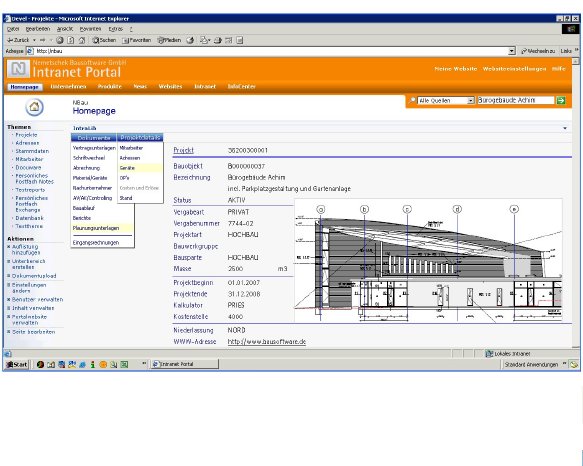NBAU7014 Intranetportal Projekt Screenshot.jpg