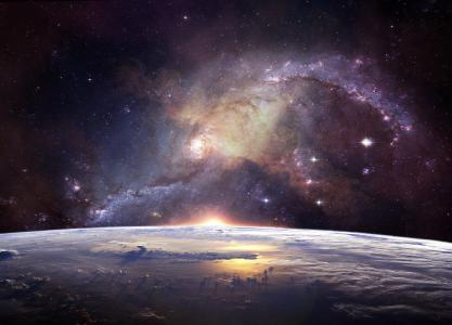 The galaxy makes an overwhelming impression...