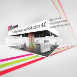 Wie gelingt es, industrielle Engineering- und Produktionsprozesse durchgängig zu digitalisieren? Konkrete Antworten gibt das Technologienetzwerk „Smart Engineering and Production 4.0“ auf der Hannover Messe 2018 (Halle 8, Stand D28) / Quelle Rittal GmbH & Co. KG  
